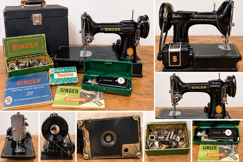 Vintage 1957 singer - vintage,